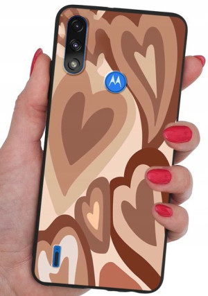 ETUI CASE WZORY + SZKŁO do Motorola E7 / E7i Power