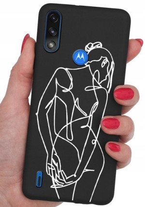 ETUI CASE WZORY + SZKŁO do Motorola E7 / E7i Power