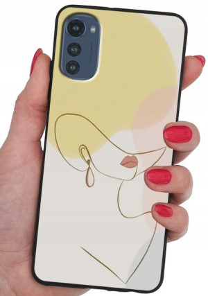 ETUI CASE WZORY + SZKŁO do Motorola Moto E32 E32S