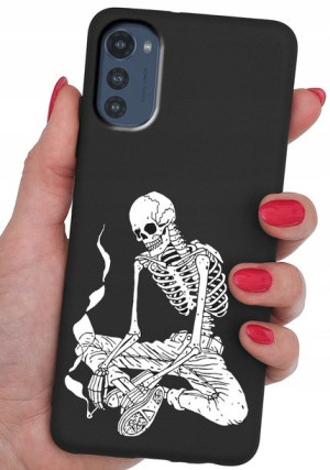 ETUI CASE WZORY + SZKŁO do Motorola Moto E32 E32S