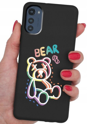 ETUI CASE WZORY + SZKŁO do Motorola Moto E32 E32S