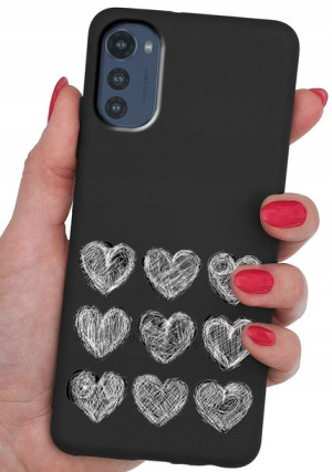 ETUI CASE WZORY + SZKŁO do Motorola Moto E32 E32S