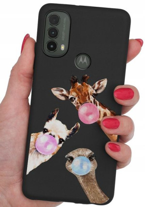 ETUI CASE WZORY SZKŁO do Motorola Moto E30 E40