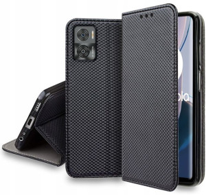 Etui do Motorola Moto E22 E22i SMART MAGNET +SZKŁO