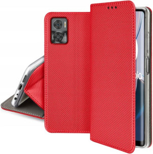 Etui do Motorola Moto E22 E22i SMART MAGNET +SZKŁO