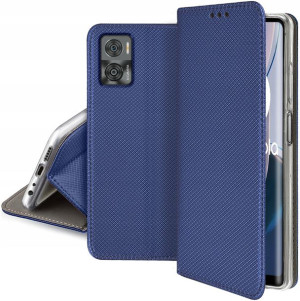 Etui do Motorola Moto E22 E22i SMART MAGNET +SZKŁO