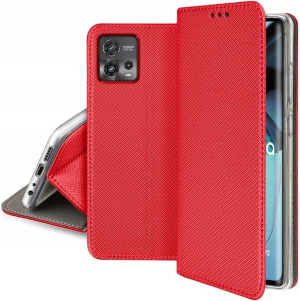 Etui do Motorola Moto G72 SMART MAGNET + SZKŁO