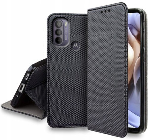 Etui S-Magnet + SZKŁO 9H do Motorola Moto G31/ G41