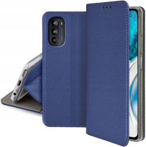 Etui S-Magnet Case + Szkło 9H do Motorola Moto G52