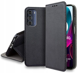 Etui S-Magnet Case + Szkło do Motorola Moto G200