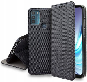 Etui Smart Magnet + Szkło 9H do Motorola Moto G50