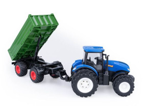 Dumel 50280 Traktor R/c Z Przyczepą Nieb