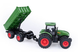 Dumel 50297 Traktor R/c Z Przyczepą Ziel