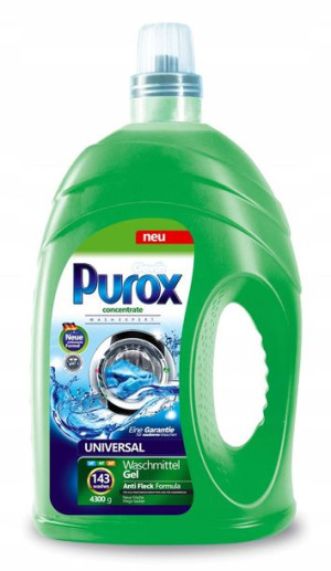 Żel Do Prania Purox 4,3l Nowa Gęsta Formuła 143 Prania
