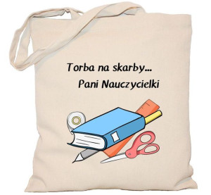Torba na skarby Pani nauczycielki na DZIEŃ NAUCZYCIELA torba 240g