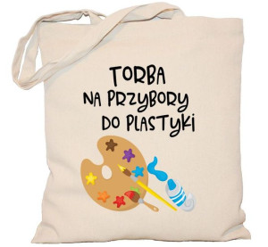 Torba na przybory do plastyki na DZIEŃ NAUCZYCIELA torba 240g