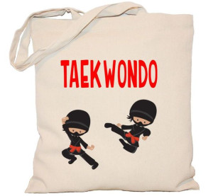 Torba Taekwondo z ninja na DZIEŃ NAUCZYCIELA torba 240g