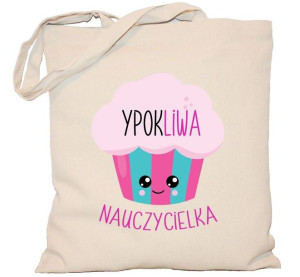 Torba Język rosyjski z babeczką na DZIEŃ NAUCZYCIELA torba 240g
