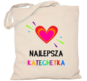 Torba Najlepsza Katechetka na DZIEŃ NAUCZYCIELA torba 240g