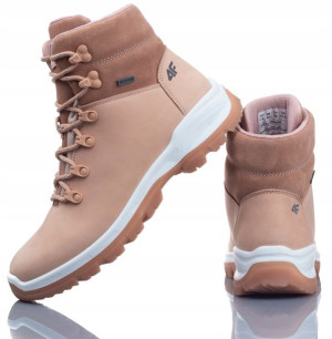 Buty Damskie 4f Zimowe Wodoodporne Szare R-39