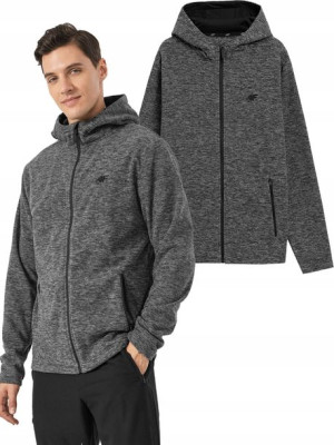 4f Męska Bluza Polar Z Kapturem Plm351 24m R-s