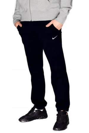 Nike Lekkie Spodnie Dresowe Bawełniane Black R-s