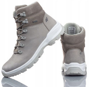 Buty Damskie 4f Zimowe Wodoodporne Szare R-41
