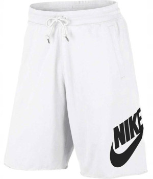 Spodenki Nike Całe Białe Męskie Short R-s
