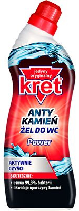Kret WC żel antykamień power 750g