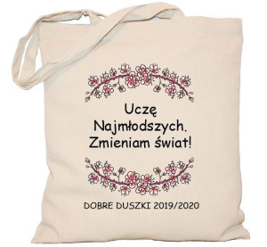 Torba Uczę Najmłodszych na DZIEŃ NAUCZYCIELA torba 240g