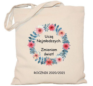 Torba Uczę Najmłodszych na DZIEŃ NAUCZYCIELA torba 240g