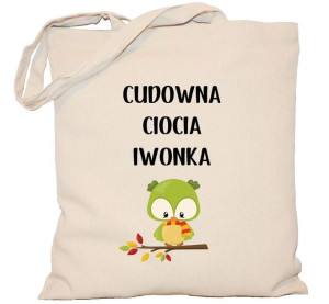 Torba Cudowna ciocia na DZIEŃ NAUCZYCIELA torba 240g