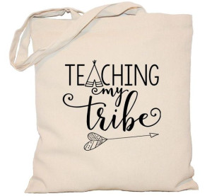 Torba Teaching is my tribe na DZIEŃ NAUCZYCIELA torba 240g