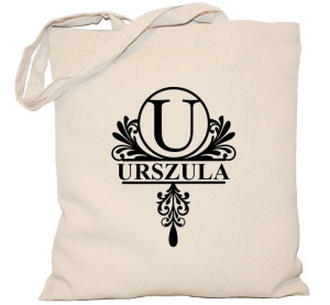 Torba płócienna 240g z monogramem i imieniem