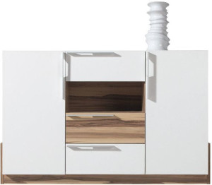 Morena Komoda 140cm Orzech Batimore Biały