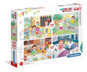 Clementoni 21306 Puzzle 4w1 Piękny Dzień