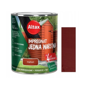 Impregnat Altax Jedna Warstwa 0,75 l Mahoń Mat