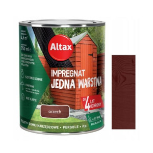 Impregnat Altax Jedna Warstwa 0,75L Orzech Mat