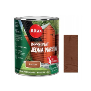 Impregnat Altax Jedna Warstwa 0,75L Kasztan Mat
