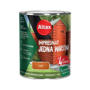 Impregnat Altax Jedna Warstwa 0,75L Cedr
