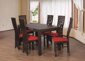 TANIO! Stół 140x80/180 + 6 Krzeseł SUPER OFERTA! Stoły Na Wymiar!