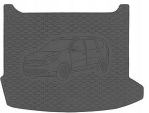 Dacia Lodgy Minivan 2012- Dywanik bagażnika