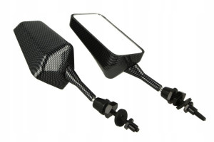 Lusterko Motocyklowe Mp120-carbon/ 6mm Komplet