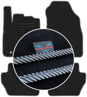 Ford Fiesta MK6 2008-2011 Wycieraczki welurowe