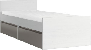 Łóżko MATI L1 młodzieżowe 90 cm stelaż szuflady