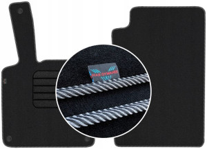 Smart Fortwo II 2007-2013 Wycieraczki welurowe