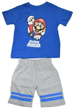 Piżama dziecięca SUPER MARIO 104 Krótki Rękaw 4+