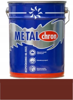 Farba na rdzę METALCHRON CZERWONY TLENKOWY 3009 5L