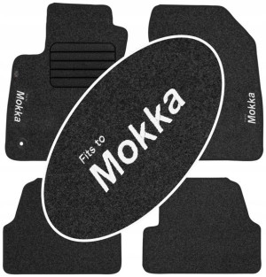 Opel Mokka 2012-2016 Welurowe z NAPISEM