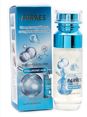 Serum do twarzy z KWASEM  HIALURONOWYM - 40 ml + 3 ml Farres